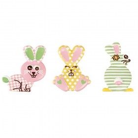 Напечатана форма за шоколад с трансфер "Зайче"